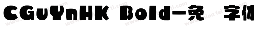 CGuYnHK Bold字体转换